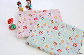 Disney Princess Ariel Aurora Cinderella Snow White  Fabric printed in Korea by the Half Yard